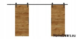 Drzwi przesuwne 110 naścienne ALFA LOFT 01 Lefkas 55 + system przesuwny