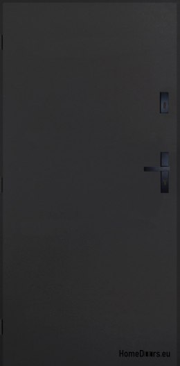 Drzwi Zewnętrzne PANTOR PRAGA Lewe 80 Antracyt Grube 72mm Ciepłe