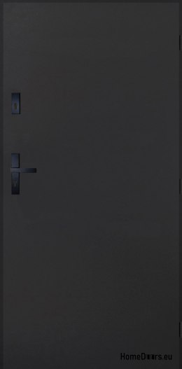 Drzwi Zewnętrzne PANTOR PRAGA RC2 Prawe 90 Antracyt Grube 72mm Ciepłe