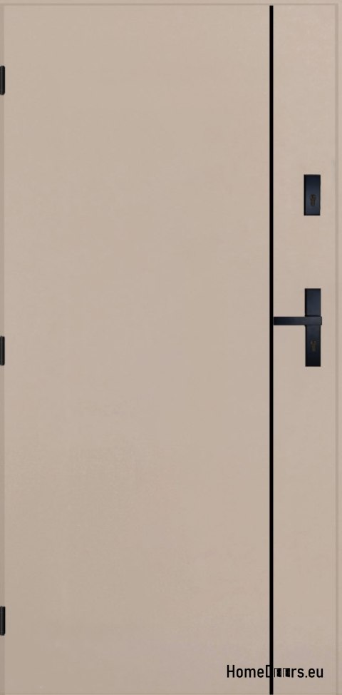 Drzwi Zewnętrzne PANTOR WILANÓW RC2 Lewe 80 Kaszmir Grube 72mm Ciepłe