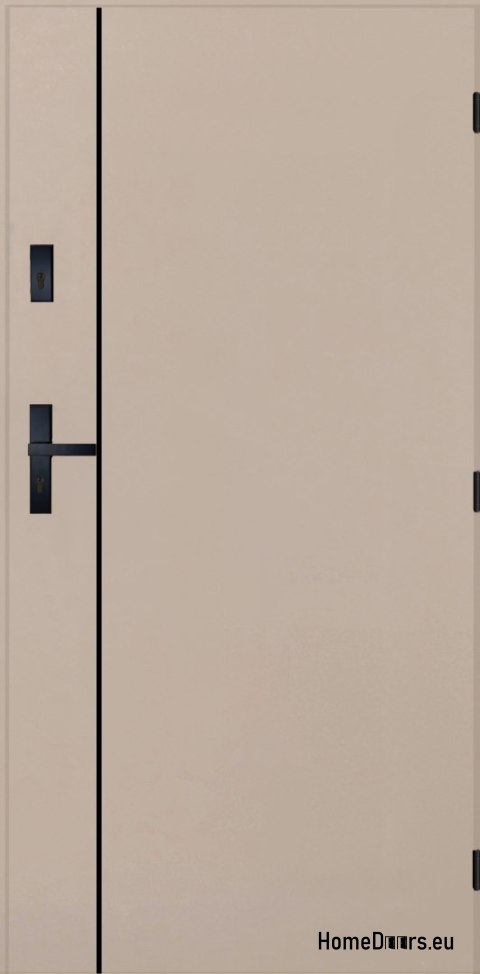 Drzwi Zewnętrzne PANTOR WILANÓW RC2 Prawe 80 Kaszmir Grube 72mm Ciepłe