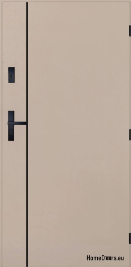 Drzwi Zewnętrzne PANTOR WILANÓW RC2 Prawe 90 Kaszmir Grube 72mm Ciepłe