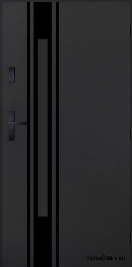 Drzwi Zewnętrzne PANTOR MARS 10 Prawe 100 Antracyt Grube 72mm Ciepłe