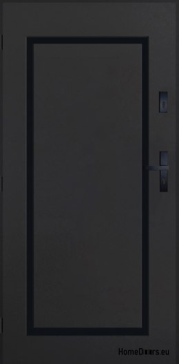 Drzwi Zewnętrzne PANTOR SYRIUS Lewe 100 Antracyt Grube 72mm Ciepłe