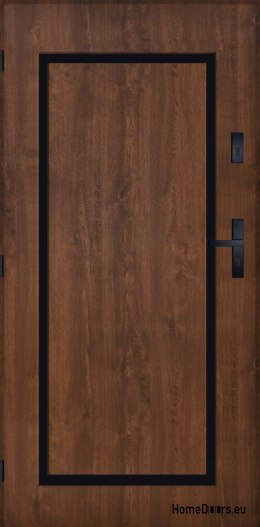 Drzwi Zewnętrzne PANTOR SYRIUS Lewe 80 Orzech Grube 72mm Ciepłe