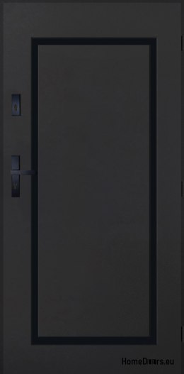 Drzwi Zewnętrzne PANTOR SYRIUS Prawe 80 Antracyt Grube 72mm Ciepłe