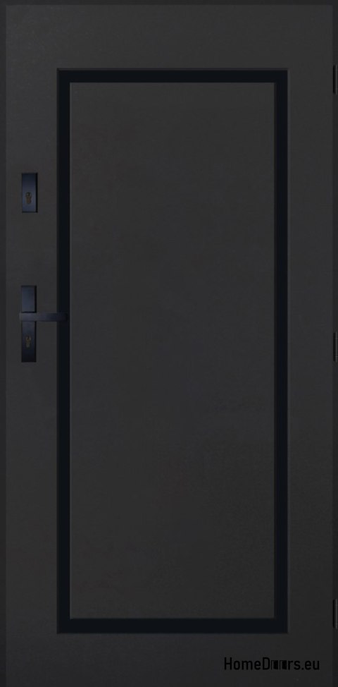Drzwi Zewnętrzne PANTOR SYRIUS Prawe 80 Antracyt Grube 72mm Ciepłe