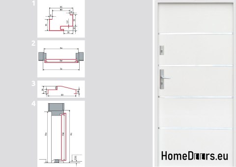 EXTERNAL FLAT DOORS A25 STEEL to size EXTERNAL FLAT DOORS A25 STEEL to size