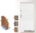 EXTERNAL DOOR OPUS FLAT A25 80/90 anthracite white